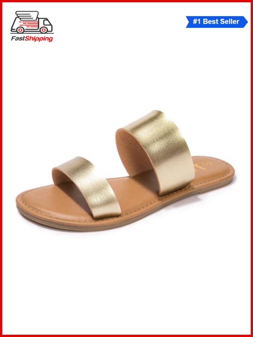 Women's Braided Slide Sandals Open Toe Two Band Slip On Flat Casual Summer